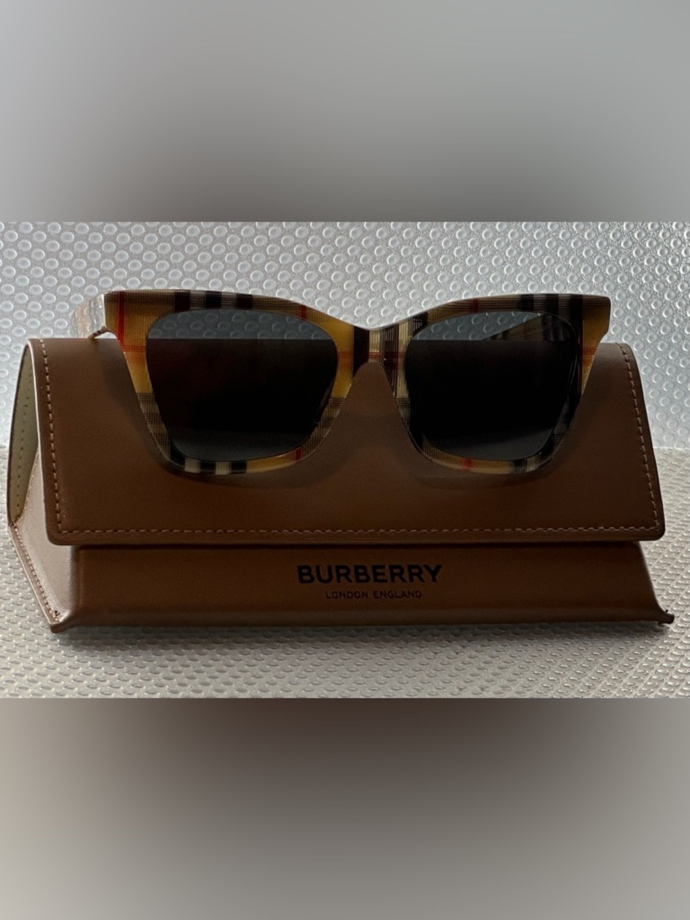 Burberry Plaid Sunglasses